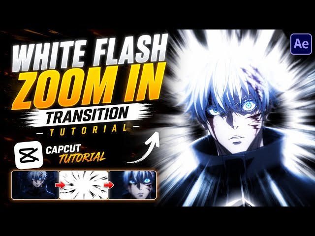 White Flash Zoom In Transition Tutorial 📈 ||  Capcut Tutorial 