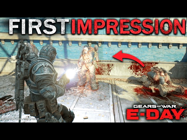 My First Impression on Gears of War E-Day After Playing...
