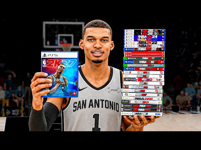 Dunking With The Cover Athlete In Every NBA 2K