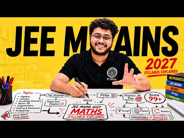 ⚠️ JEE Mains 2027 Syllabus Explained ‼️