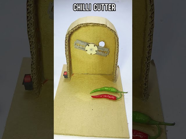 chilli cutter machine diy project #chilimachine #dcmotor  #youtubeshorts #motor  #shorts