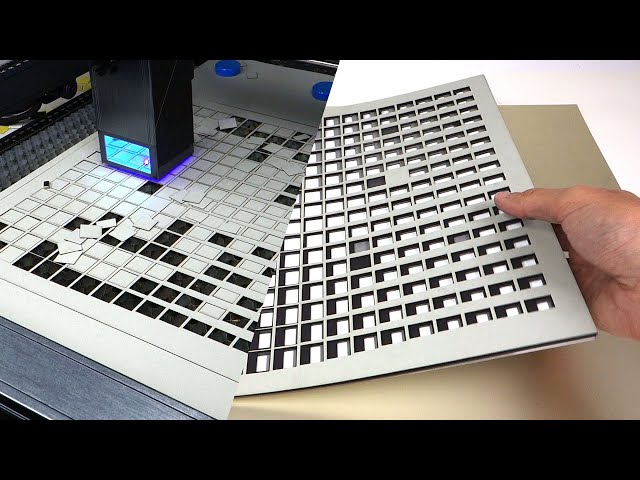STENCILS | Generative art made with p5js and laser cutter (on Faction.art)