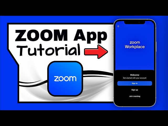 Zoom App Tutorial • How To Use the Zoom Mobile App for Online Meetings & Business 📲
