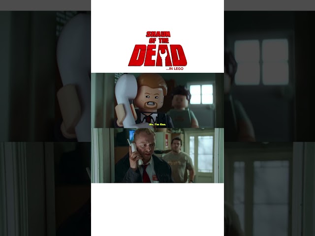 LEGO Shaun of the Dead | "We may have to kill my stepdad" #lego #shaunofthedead #zombies #animation
