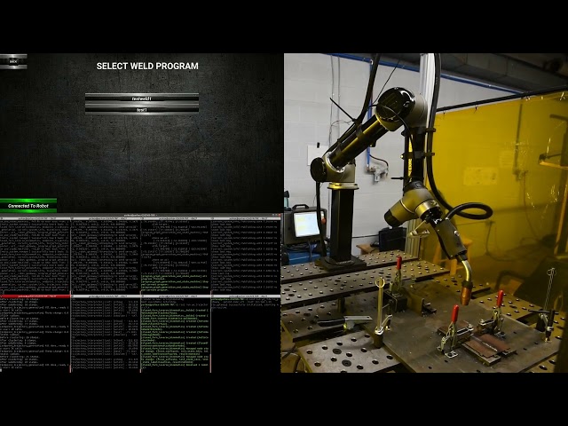 Weld bot HMI (Human Machine Intreface)
