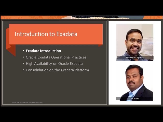 Introduction to Oracle Exadata: Exadata Overview