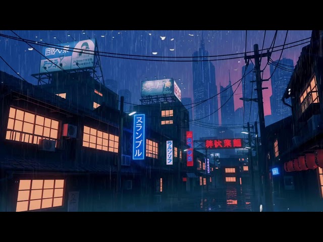 🌧️ Gentle Rain + Chill Lofi Beats 😴 | Sleep Aid, Relaxation & Study Background 🎧