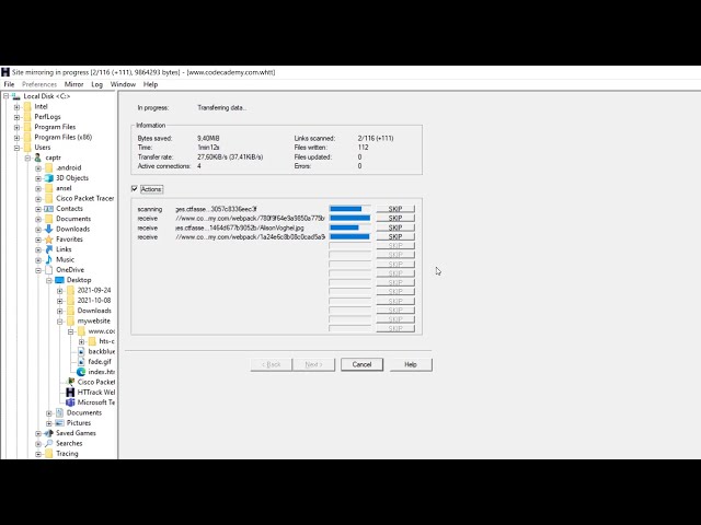 How to Download Full Website and Browse Offline | Clone any websites | HTTrack Website Copier