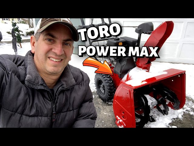 Toro Power Max HD 828 Snow Blower Review - Demonstration