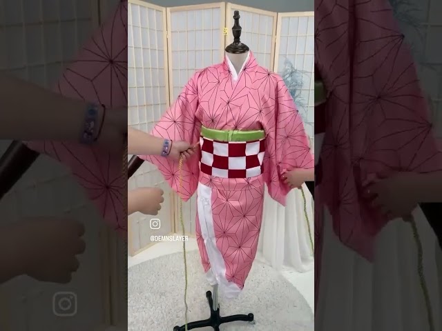 nezuko cosplay tutorial!! 🤧🎀 #nezuko #demonslayer #kimetsunoyaiba @Urluvv._Pastel