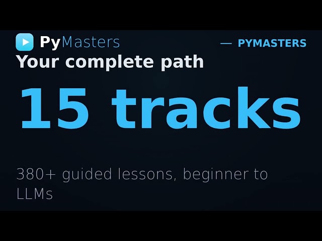 What is PyMasters? Master Python & AI with an AI teacher