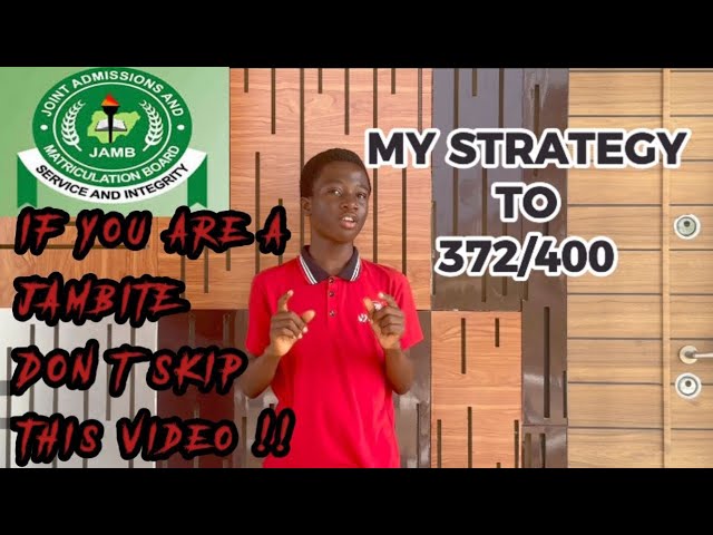 Cómo obtuve 372/400 en el JAMB (Mi estrategia exacta) — Azoyenime Samuel Chukwuemeka
