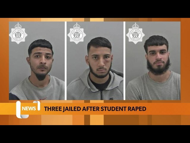 Three men jailed after student picked up in Birmingham and raped