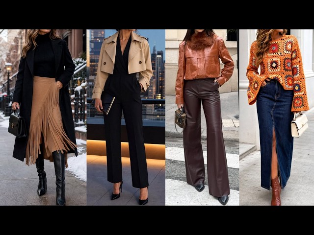 Fall Winter 2026 2027 Fashion Trends / Trendy Looks and Outfits