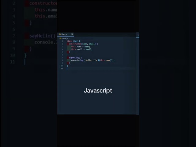 Python JavaScript Java C++ see the same class in 4 different languages.