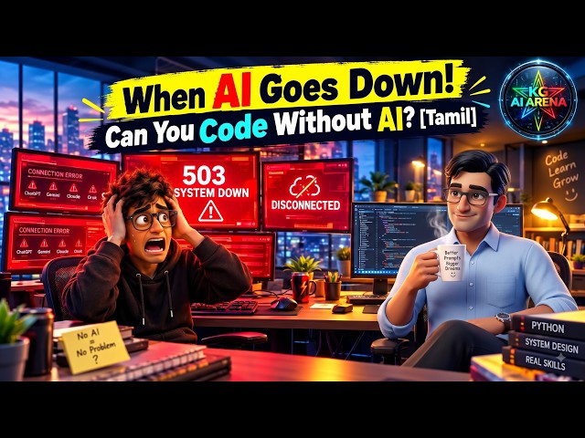When AI Goes Down! — Can You Code Without AI? [Tamil]