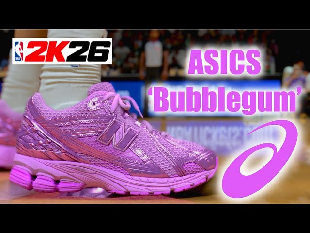 NBA 2K26 Shoe Creator - ASICS Custom Bubblegum