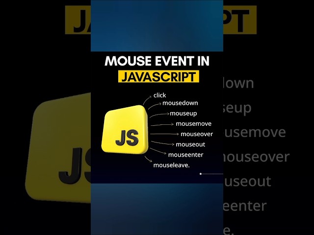 #All JavaScript Mouse events #javascriptevents #computerprogrammer #javascript