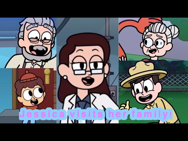 🩶Jessica visits her family!!🧑‍🧑‍🧒‍🧒 (My AU series!!🌸)
