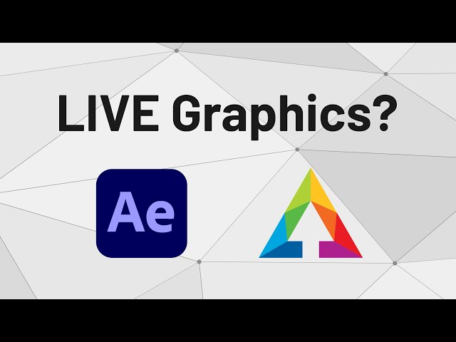 Singular.LIVE Graphics for After Effects Users