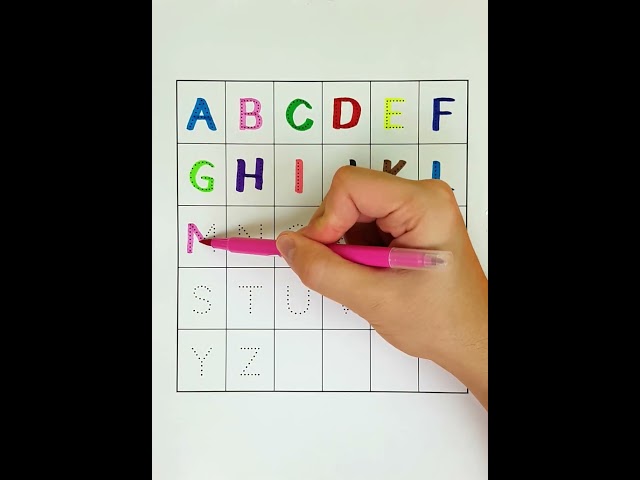 Learn the Letters of the English Alphabet from A to Z