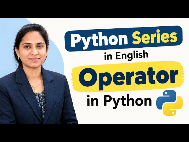 Operator in Python | Python Series in English | CodeWithBhagyashri