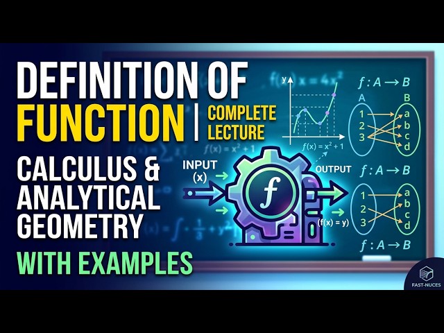 Function II Calculus with Analytical Geometry II 11th Edition Complete Lecture II FAST-NUCES
