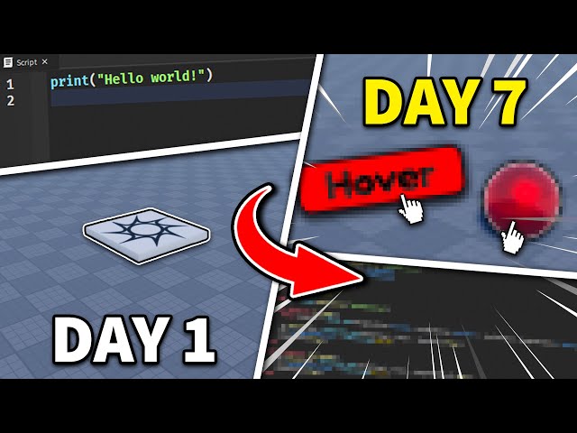 I Learned Roblox SCRIPTING In Only 7 Days