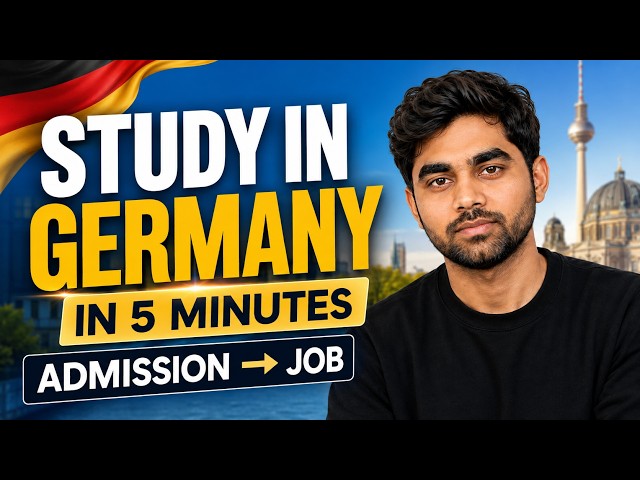 How to Study in Germany 🇩🇪 | Complete A–Z Process Explained | SCHOLARSHIPS | JOBS