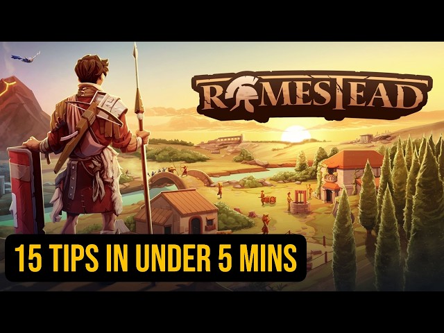 Only 5 mins needed to get 15 Beginner Tips and Tricks for Romestead