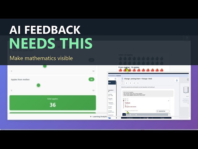 What Happens When AI Feedback Meets an Interactive? Make Mathematics Visible