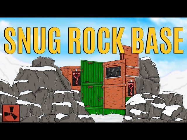 I Built a Snug Solo Base Between the Rocks in Rust...