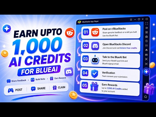 Earn Up To 1,000 FREE BlueAI Credits - Here Is How To Claim Yours Right Now