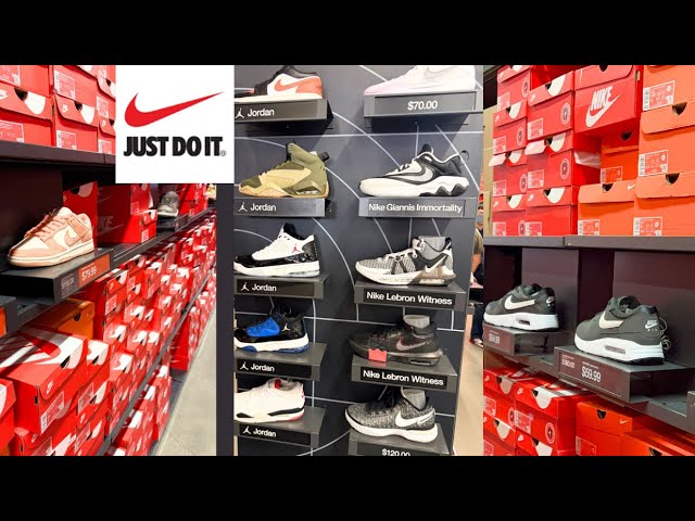 NIKE FACTORY OUTLET STORE MEN'S Top Secret Shoe WALKTHROUGH