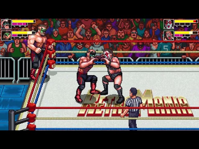 Retromania Wrestling The Road Warriors vs. Demolition