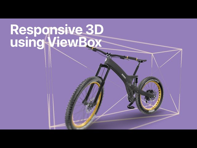 Responsive 3D Websites made easy using Viewbox (Needle Engine for Unity and three.js)
