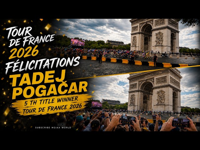🚴 வரலாற்றை மீண்டும் எழுதிய போகாச்சார்! | Five-Time Tour de France Champion Tadej pogacar | Tamilvlog