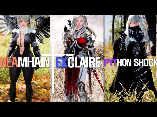 SKYRIM OUTFIT I Kirax's Python Shock I Exclaire I Neamhain