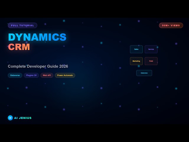 dynamics crm developer guide
