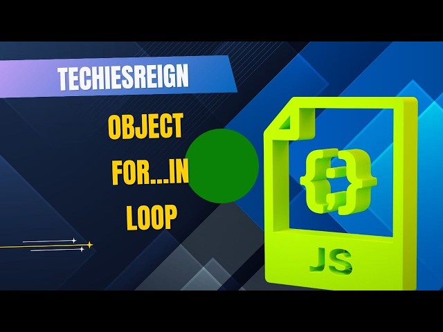 JavaScript Object Iteration - For..In Loop