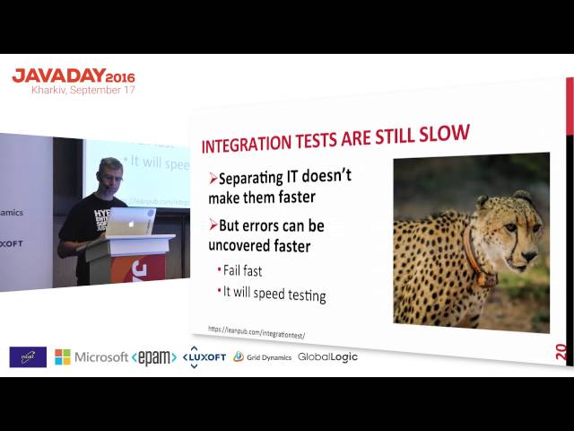 JavaDay Kharkiv 2016: Nicolas Frankel "Integration Testing from the Trenches"
