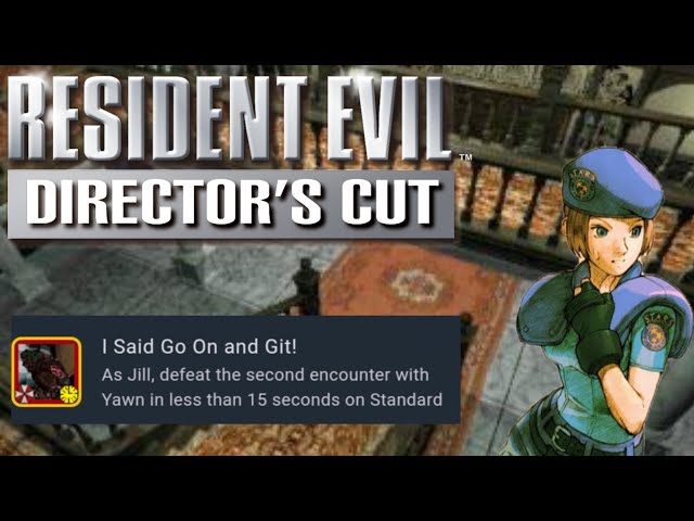 Resident Evil Director's Cut "I Said Go On And Git!" Achievement - Retroachievements