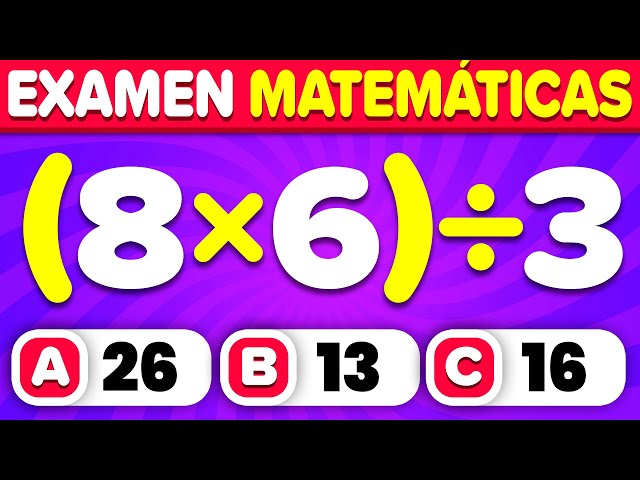 Are You Good at Math? 🤓🧠⏰ - Mental Speed ​​| Play General Knowledge Quiz - Numbers