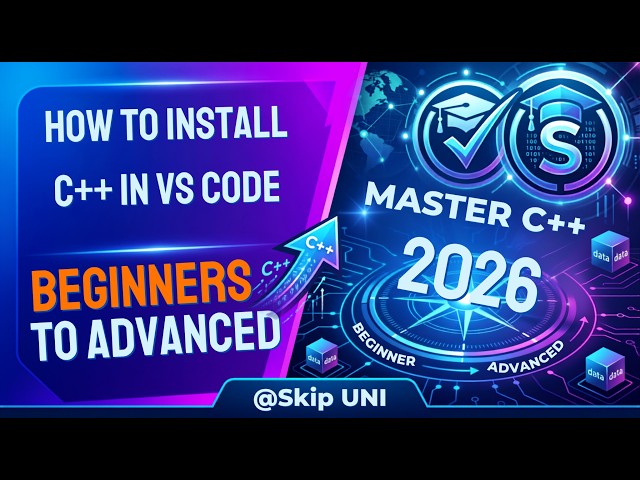 Lec-3: How to Install C & C++ in Visual Studio Code | Setup VS Code for C & C++ Programmers