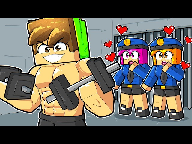 I got SUPER STRONG to make my female friends fall in love with me in Minecraft!