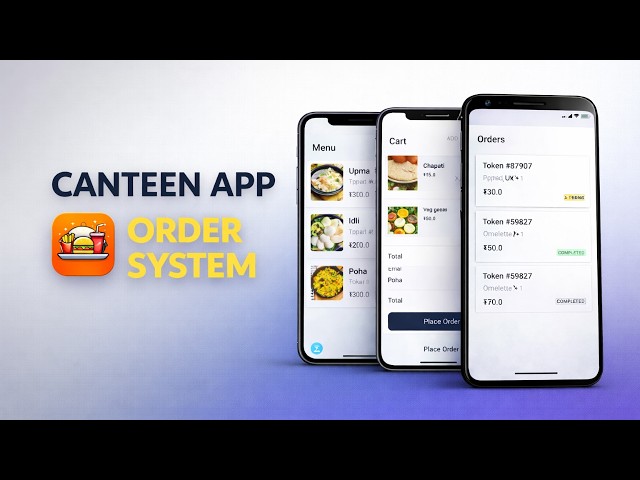 Canteen Ordering App Android Studio Project with Source Code | Food Order App | College Canteen App