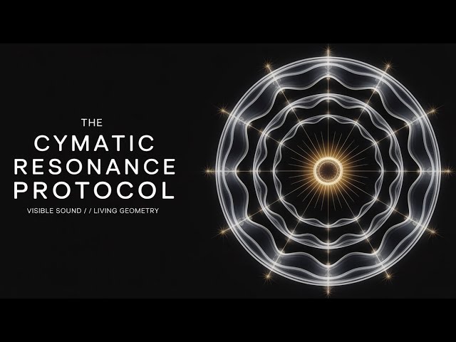 The Cymatic Resonance Protocol | Visible Sound / Living Geometry | NO WIND