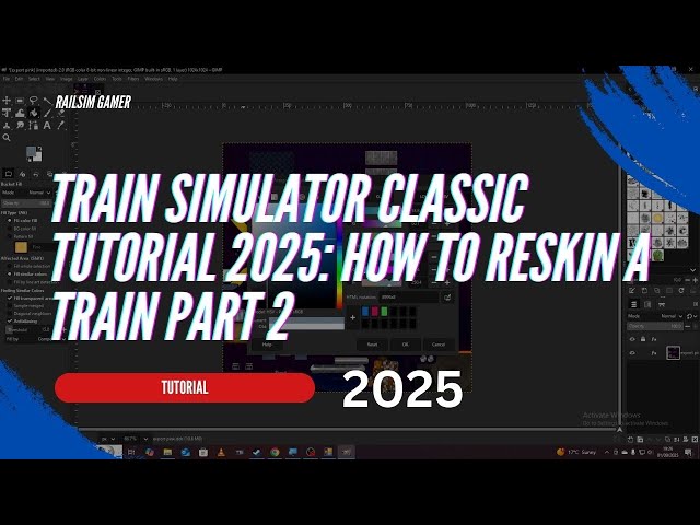 Train Simulator Classic Tutorial 2025: How to Reskin & Paint a Train (Part 2)