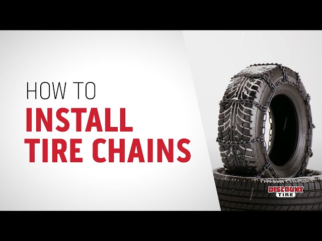How to Install Tire Chains