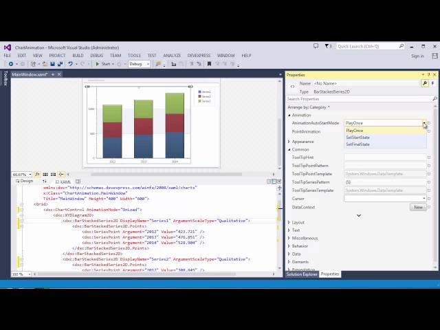 WPF Charts: Animations